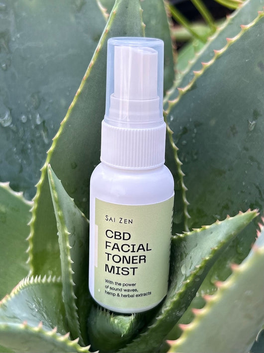 Facial Toner Mist with Sound Wave Technology ~ Hemp & Herbal Extracts